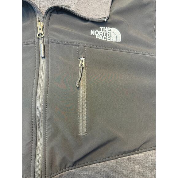 Men's North Face Gray & Black Full Zip Jacket Size LG - Picture 5 of 8